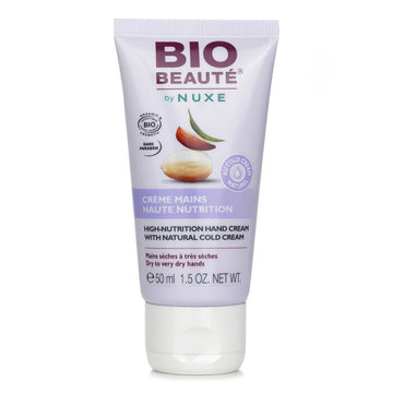Nuxe Bio Beaute By High-Nutrition Hand Cream With Natural Cold Cream (For Dry To Very Dry Hands) 50ml/1.5oz