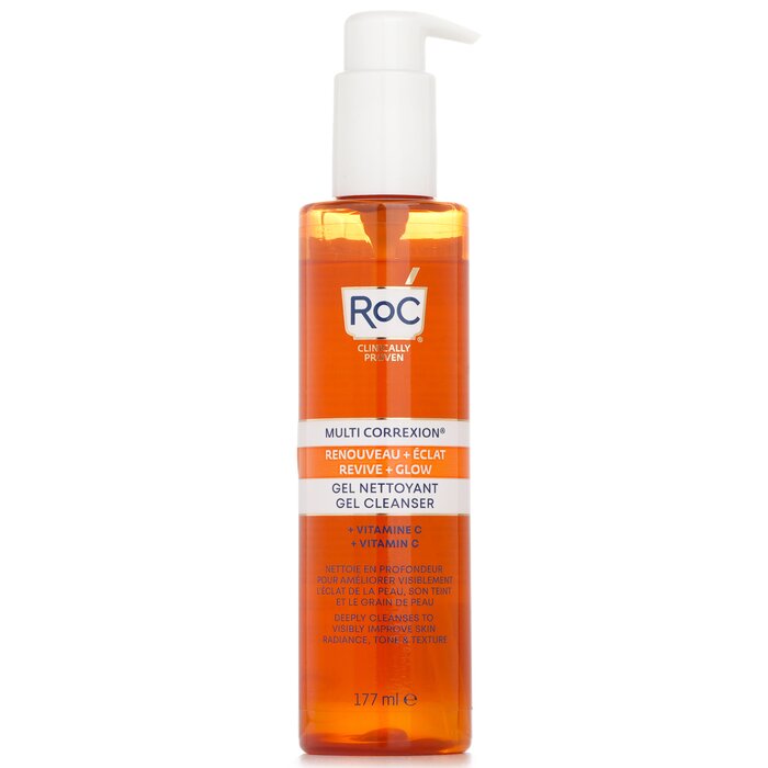 ROC Glow Gel Cleanser for radiant and clean skin