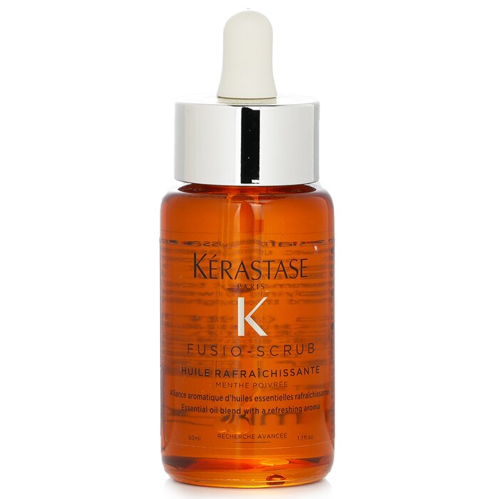 Kerastase Fusio-Scrub Huile Rafraichissante Essential Oil Blend with A Refreshing Aroma 50ml/1.7oz - perfect for hair treatment at home