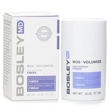 Bosley MD BosVolumize Hair Thickening Fibers, Medium Brown 12g/0.42oz