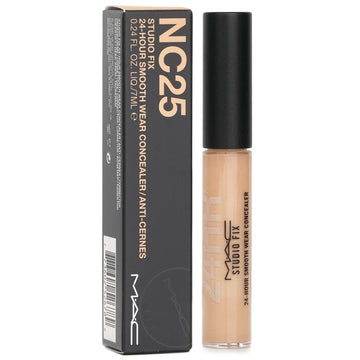 MAC Studio Fix 24 Hour Smooth Wear Concealer, NC25 (Light Beige With Golden Peach Undertone) 7ml/0.24oz