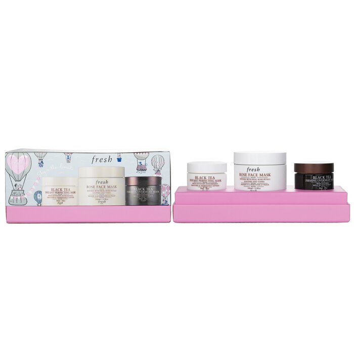 Fresh Face Mask Set – 3pcs – for multi-effect skincare