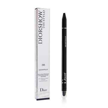 Christian Dior Diorshow 24H Stylo Waterproof Eyeliner, 296 Matte Blue 0.2g/0.007oz