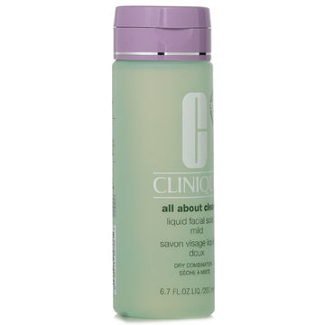 Clinique All About Clean Liquid Facial Soap Mild - Dry Combination Skin(Random Packaging) 200ml/6.7oz
