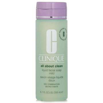 Clinique All About Clean Liquid Facial Soap Mild - Dry Combination Skin(Random Packaging) 200ml/6.7oz