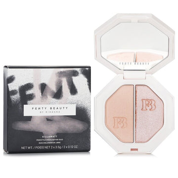 Fenty Beauty by Rihanna Killawatt Freestyle Highlighter Duo, Lightning Dust / Fire Crystal 2x3.5g/0.12oz