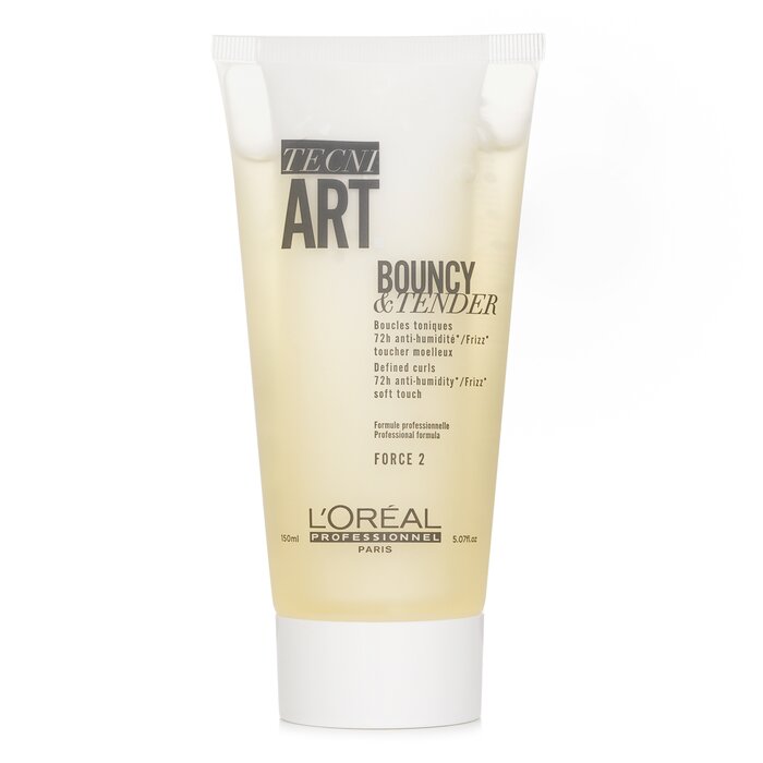 L'Oreal Professionnel Tecni.Art Bouncy & Tender (Defined Curls, 72H Anti-Humidity*/ Frizz* Soft Touch - Force 2) 150ml/5.1oz - For styling your hair