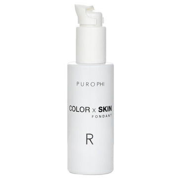 PUROPHI Color x Skin Fondant Foundation, R (Medium/Dark) 30ml/1.01oz