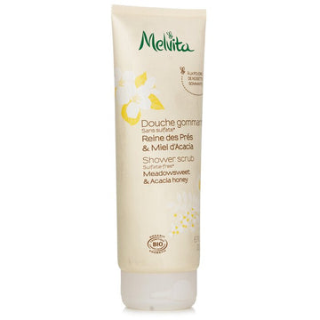Melvita Meadowsweet & Acacia Honey Shower Scrub 200ml/6.7oz