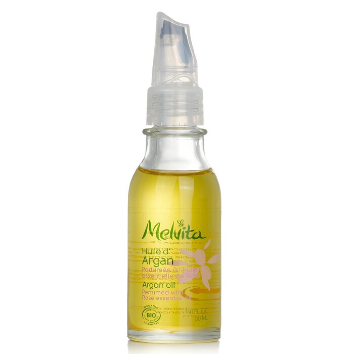 Melvita Argan Oil with Rose – for skin softening and floral hydration