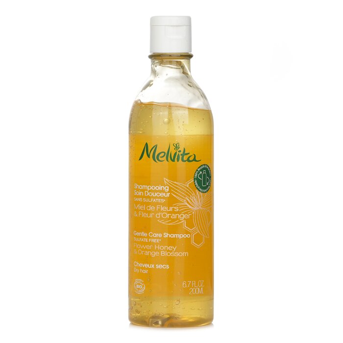Dry hair shampoo - Melvita Gentle Care Shampoo (Dry Hair) 200ml/6.7oz for moisturizing and nourishment.