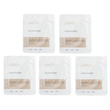 Babor Skinovage [Age Preventing] Balancing Bio-Cellulose Mask - For Combination Skin 5pcs