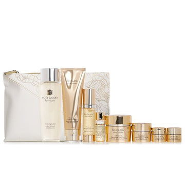Estee Lauder The Secret Of Infinite Beauty Ultimate Lift Travel Collection: Creme 50ml+Serum 30ml+Eye Creme 15ml+Softening Lotion 250ml... 8pcs+1bag