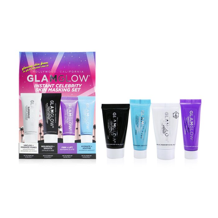 Glamglow Mask Set – 4pcs – for multi-mask skincare