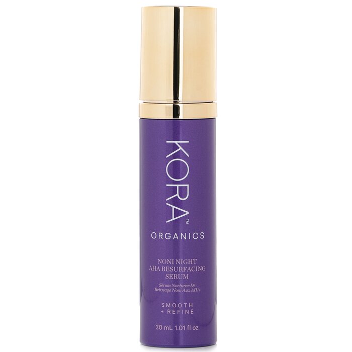 Kora Noni Night AHA Serum – for overnight resurfacing