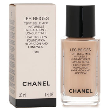 Chanel Les Beiges Teint Belle Mine Naturelle Healthy Glow Hydration And Longwear Foundation, B10 30ml/1oz