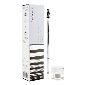 Plume Science Nourish & Define Brow Pomade (With Dual Ended Brush), Golden Silk 4g/0.14oz