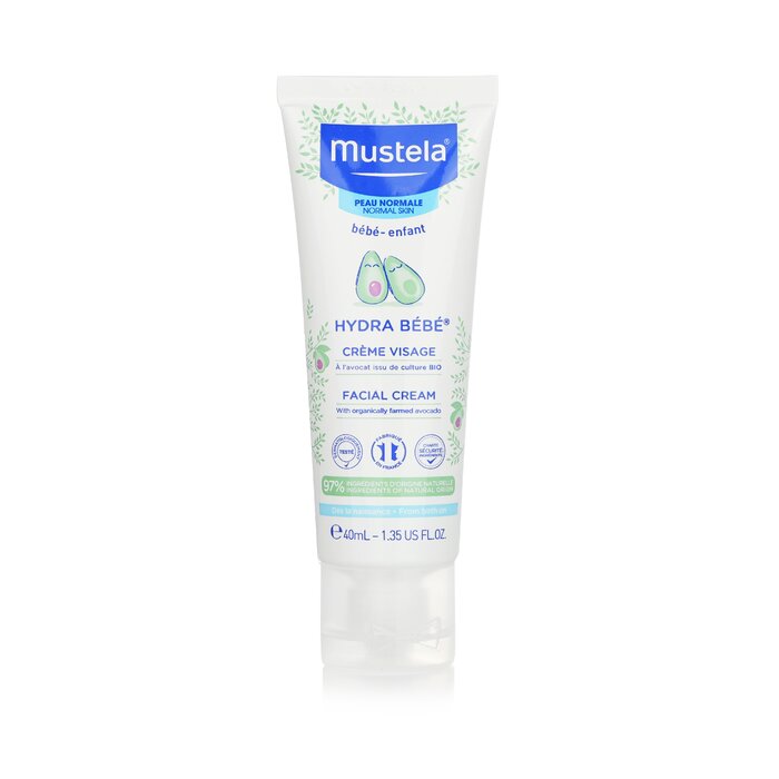 Mustela Hydra-Bebe Facial Cream With Organic Avocado - Normal Skin 40ml/1.35oz for skincare needs
