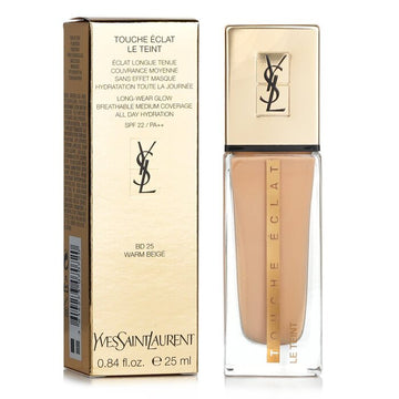 Yves Saint Laurent Touche Eclat Le Teint Long Wear Glow Foundation SPF22, BD25 Warm Beige 25ml/0.84oz