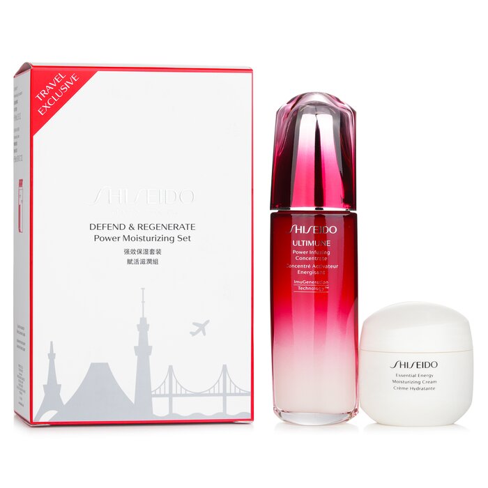 Shiseido Defend & Regenerate Power Moisturizing Set – moisturizing skincare