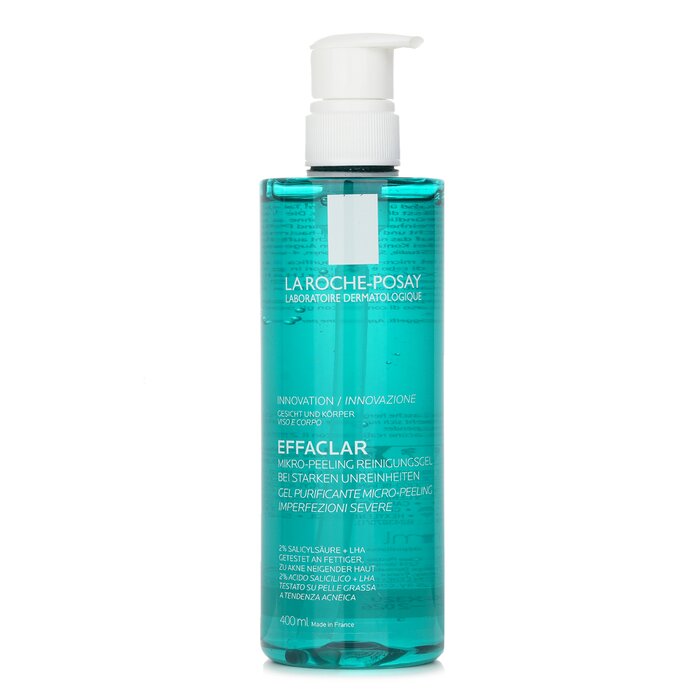 La Roche-Posay Effaclar Micro-Peeling Gel Cleanser for acne-prone skin