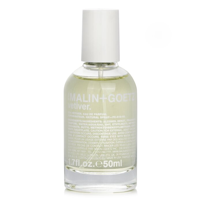 MALIN+GOETZ Vetiver Eau De Parfum Spray 50ml/1.7oz perfume for gifting and daily use