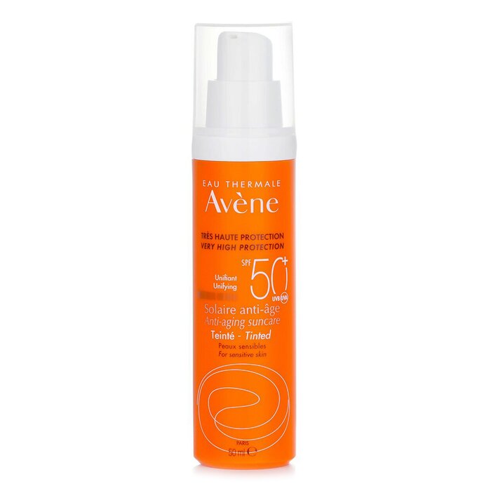 Tinted Anti-Aging SPF50 for sensitive skin protection