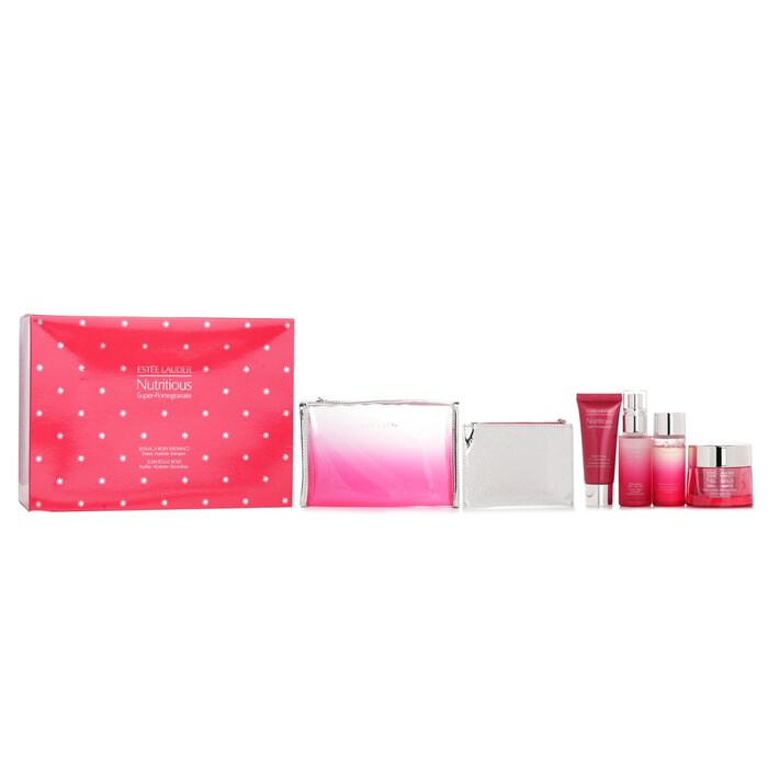 Estee Lauder Radiance Set – 4pcs + 2 bags – for glow