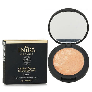 INIKA Organic Certified Organic Cream Illuminisor, Spice 4g/0.14oz
