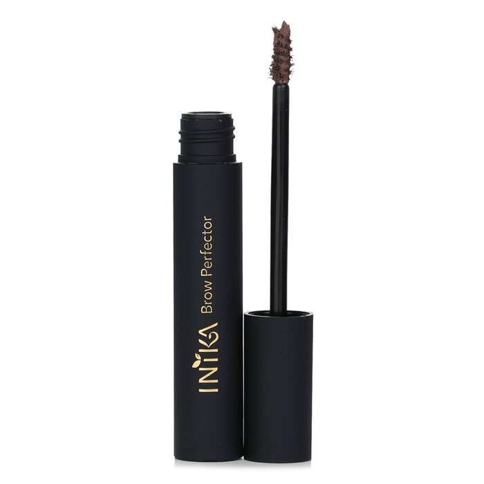 INIKA Organic Brow Perfector, Espresso 8ml/0.27oz eyebrow enhancer for defining eyebrows