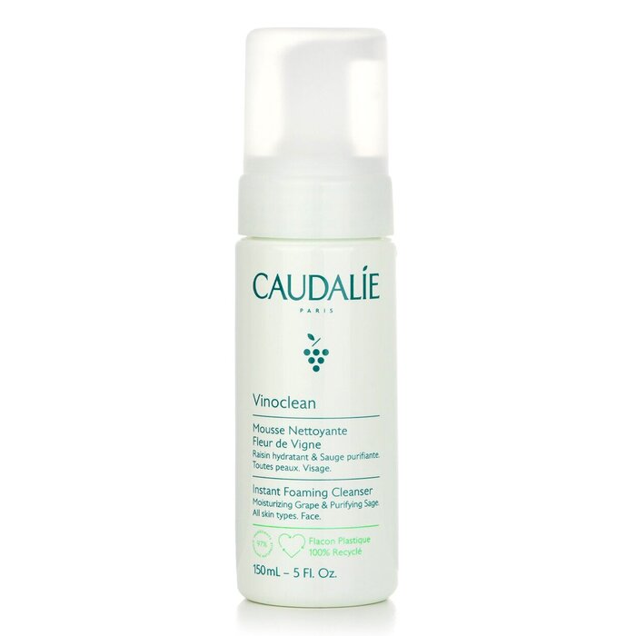 Caudalie Vinoclean Instant Foaming Cleanser for daily facial purification
