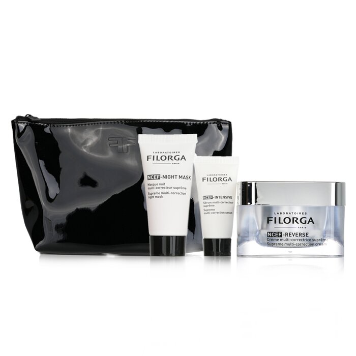 Filorga Gift Set – 3pcs + bag – for anti-aging care