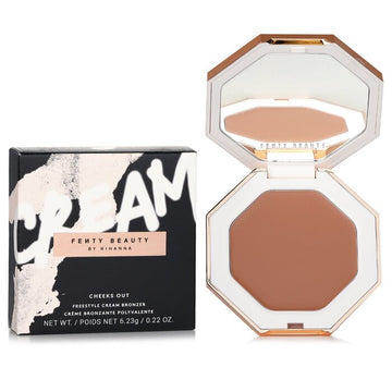 Fenty Beauty by Rihanna Cheeks Out Freestyle Cream Bronzer, 03 Macchiato (Light Medium With Warm Undertone) 6.23g/0.22oz