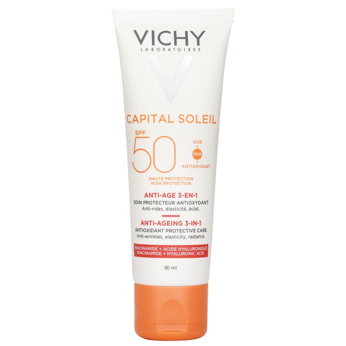 Vichy Capital Soleil Anti-Ageing 3-In-1 Daily Antioxidant Sun Care SPF 50