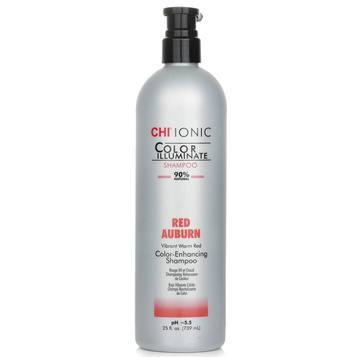 CHI Ionic Color Illuminate Shampoo, Red Auburn 739ml/25oz Shampoo for daily use in hair care.