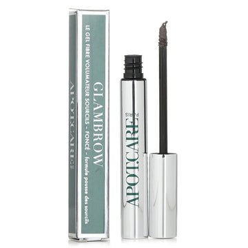 Apot.Care Glambrow The Brow Volumizing Fiber Gel, Dark 3g/0.1oz