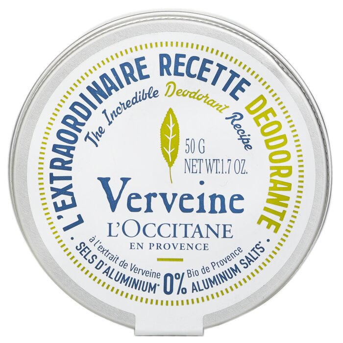 Aluminum-free verbena deodorant for natural freshness