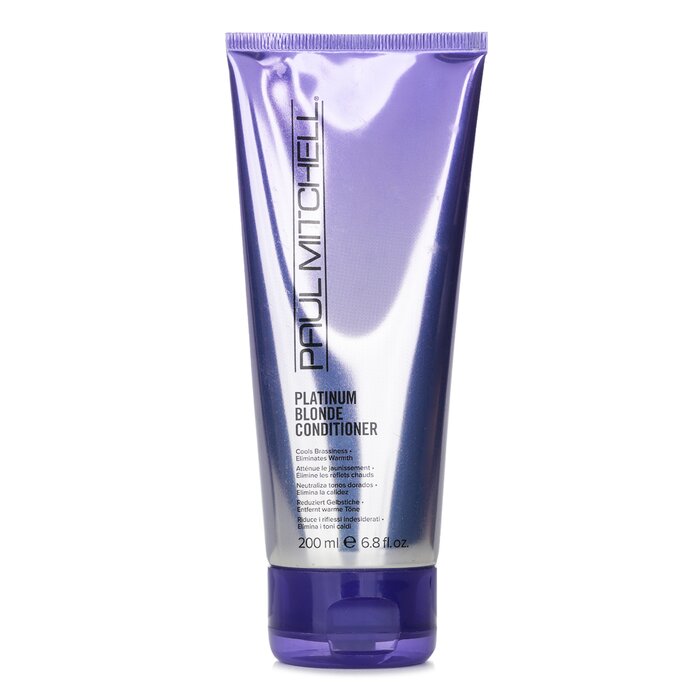 Paul Mitchell Platinum Blonde Conditioner (Cools Brassiness - Eliminates Warmth) 200ml/6.8oz hair conditioner for salon & home use