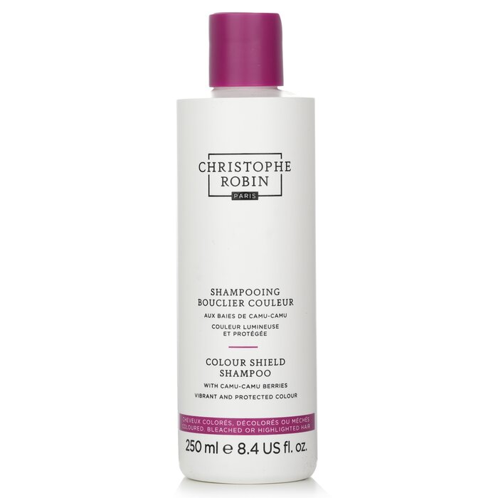 Christophe Robin Colour Shield Shampoo with Camu-Camu Berries - Colored, Bleached or Highlighted Hair 250ml/8.4oz Shampoo for daily use in hair care.