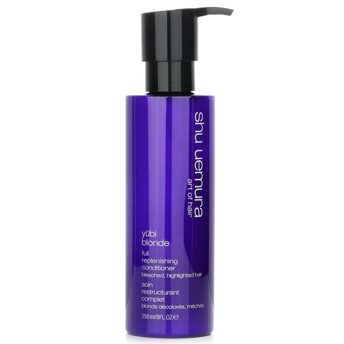 Shu Uemura Yubi Blonde Full Replenishing Conditioner - Bleached, Highlighted Blondes 250ml/8oz hair conditioner for salon & home use