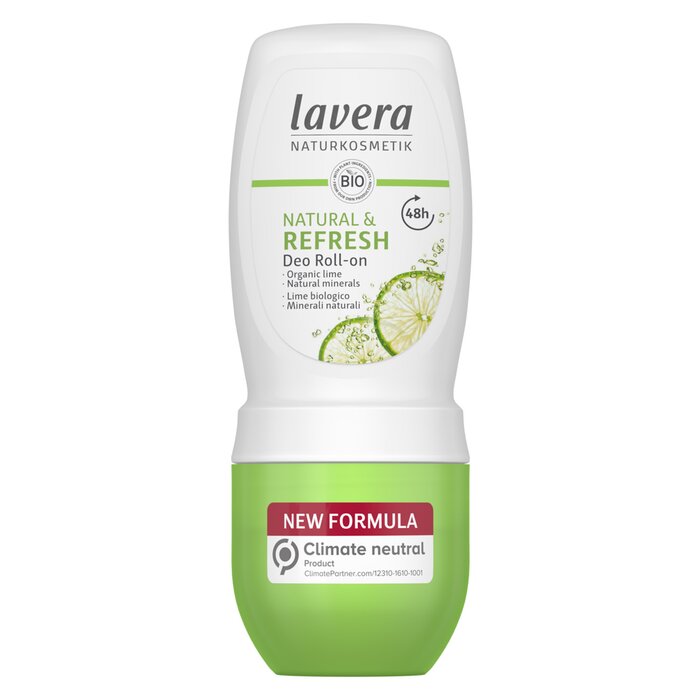 Natural deodorant roll-on with lime & minerals