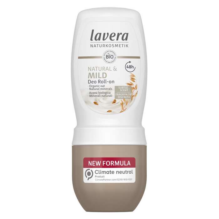 Natural deodorant roll-on with oat