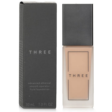 THREE Advanced Ethereal Smooth Operator Fluid Foundation SPF40, 203 30ml/1oz