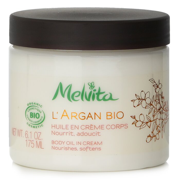 Melvita L'Argan Bio Body Oil In Cream - for soft and nourished skin