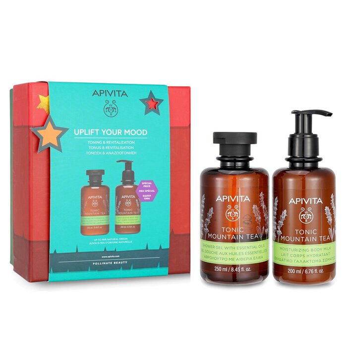 Apivita Toning Set – 2pcs – for uplifting body care