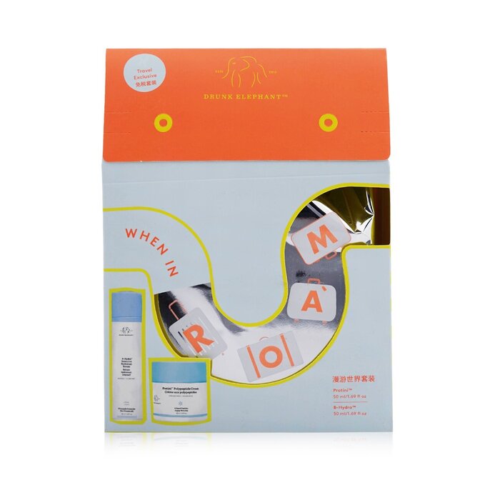 Drunk Elephant When In Roam Set – hydrating cream & serum skincare
