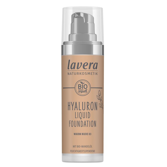 Hyaluron Liquid Foundation Warm Nude for hydrated skin