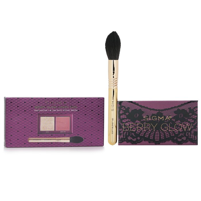 Sigma Beauty Berry Glow Cheek Duo for berry cheek tone