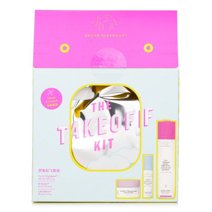 Drunk Elephant The TakeOff Kit – night serum & hydration skincare