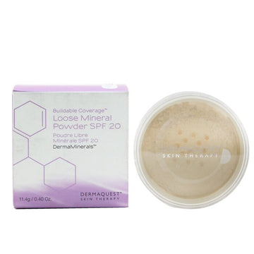 DermaQuest DermaMinerals Buildable Coverage Loose Mineral Powder SPF 20, 1C 11.4g/0.4oz